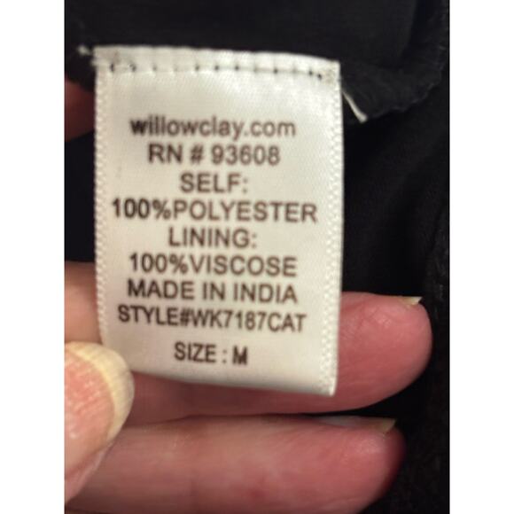 Willow & Clay black top, sheer, romantic, dark fairycore, mystical, ethereal - Picture 6 of 6